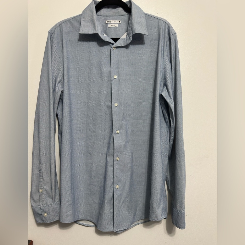 Zara Light Blue Dress Shirt